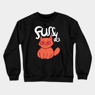 Fussy Kitty Crewneck Sweatshirt